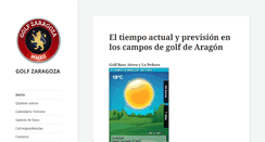 Desktop Screenshot of golfzaragoza.com