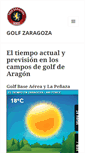 Mobile Screenshot of golfzaragoza.com